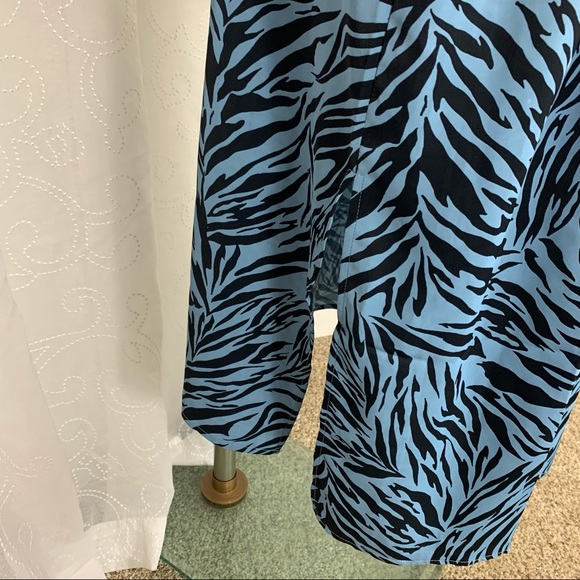 Standards & Practices blue Zebra Fever dress NWT - Picture 5 of 14